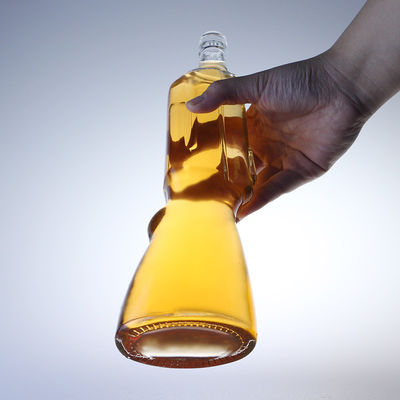 500 ml μπουκάλι ουίσκι γυαλιού σχήμα πιστόλι ανοιχτό καλούπι 700 ml μπουκάλι βότκας για την βιομηχανία ποτών