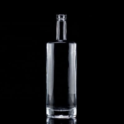 1750ml 1000ml γυάλινα μπουκάλια για οινόπνευμα Προσαρμοσμένα στρογγυλά μπουκάλια βότκας Πολυδιάστατη χρήση