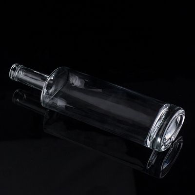 1750ml 1000ml γυάλινα μπουκάλια για οινόπνευμα Προσαρμοσμένα στρογγυλά μπουκάλια βότκας Πολυδιάστατη χρήση