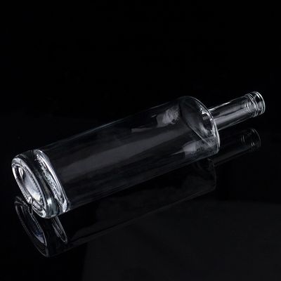 1750ml 1000ml γυάλινα μπουκάλια για οινόπνευμα Προσαρμοσμένα στρογγυλά μπουκάλια βότκας Πολυδιάστατη χρήση