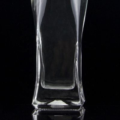750 ml Super Flint Round Shoulder Square Based Rum Vodka Liquor γυάλινο μπουκάλι με φελλό
