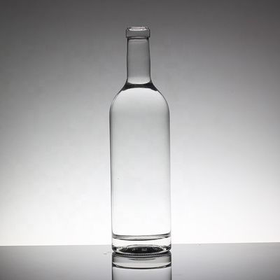 Βιομηχανικό μπουκάλι 750 ml κρυστάλλινου γυαλιού με παγετό/χρώμα/διακόσμηση εκτύπωσης