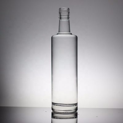 Διαυγές ή προσαρμοσμένο χρώμα μπουκαλιού Προσαρμοσμένο μπουκάλι γυαλιού βότκας για χονδρικές παραγγελίες