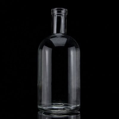 Βασικό υλικό Μπουκάλι υαλοπίνακα 500 ml 700 ml 750 ml με φελλό σφραγίδα και στρογγυλό σχήμα