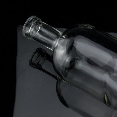 Βασικό υλικό Μπουκάλι υαλοπίνακα 500 ml 700 ml 750 ml με φελλό σφραγίδα και στρογγυλό σχήμα
