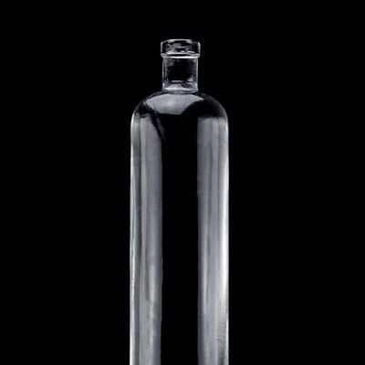 Προσαρμοσμένο 750 ml παχύ κάτω ίσιο σχήμα γυάλινο μπουκάλι για Super Flint Liquor